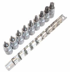 VASOS TORX T20-T60 1/2'' 9 UDS SOBRE CARRIL 24h