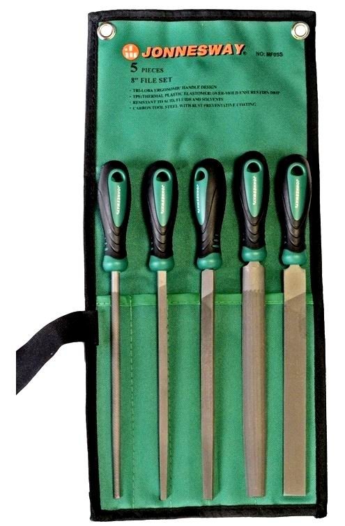 Limas metálicas profesionales 200 mm, juego de 5 limas. Jonesway - Imagen 5