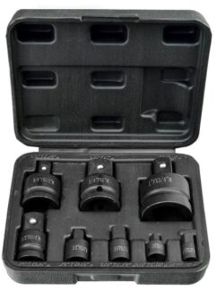 ADAPTADORES REDUCCIONES DE IMPACTO 1/4' 3/8' 1/2' 3/4' 1' 8PCS CR-MO