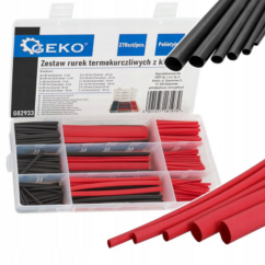 Tubos termorretráctiles de colores con cola, 270 uds.