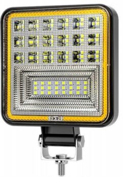 LÁMPARA DE TRABAJO HALÓGENA 42 LED 10-30V 3 FUNCIONES, LED DE BALIZACIÓN