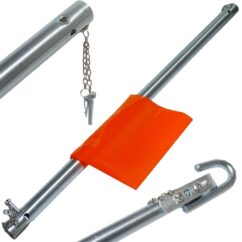 Barra de remolque rígida 2T 180cm plegable Barra de remolque Strong
