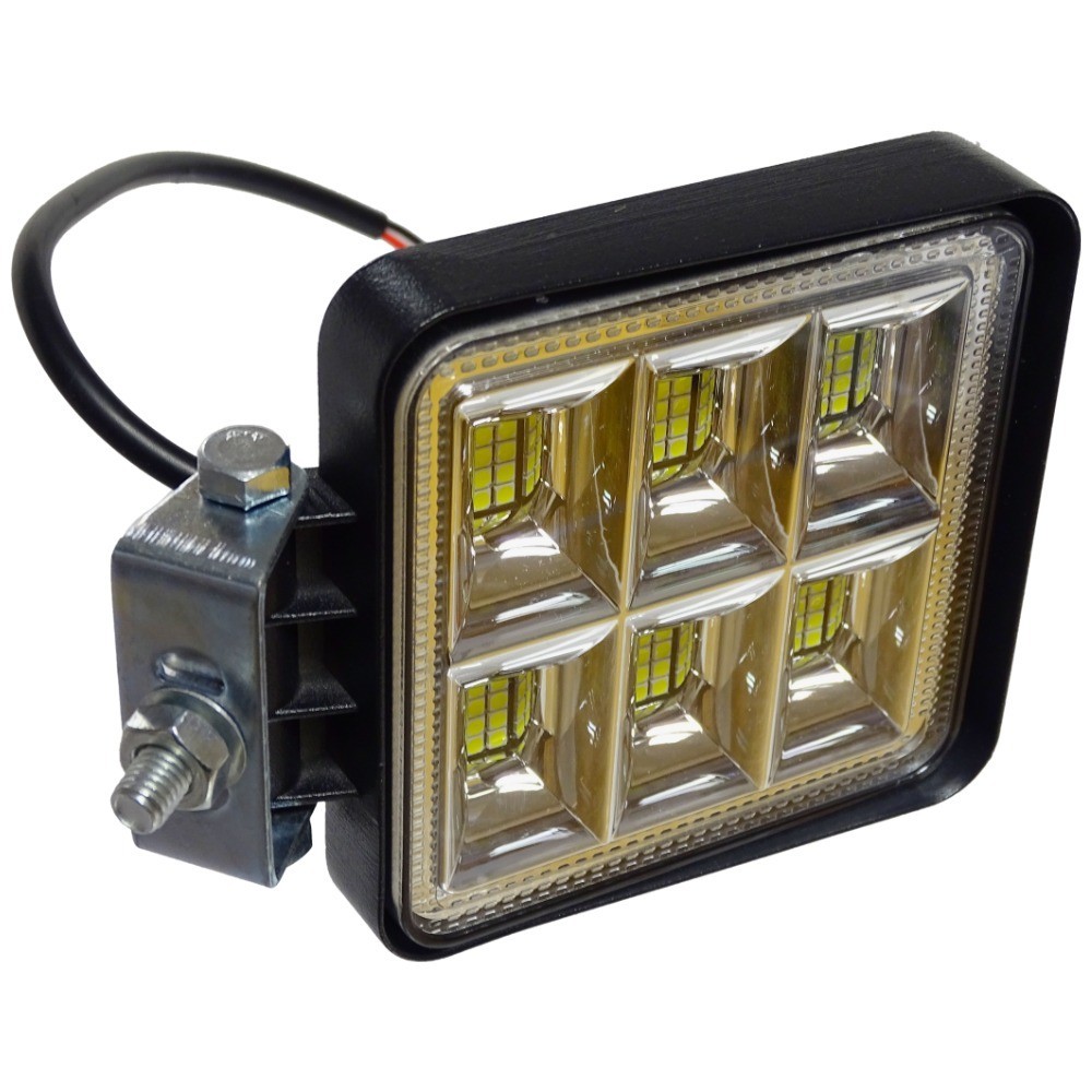 LÁMPARA DE TRABAJO 48 LED 144W HALÓGENA 12V-80V 109x109mm - Imagen 6