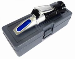 REFRACTOMETRO MEDIDOR LIQUIDO REFRIGERANTE 50°C-0°C + DENSIDAD ELECTROLITO