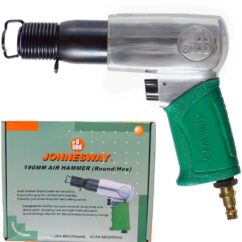 Martillo de impacto neumático de 2,4' con mango hexagonal de 19,5 mm JONNESWAY