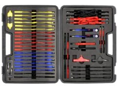 Cables de prueba para circuitos automotrices de 0,7 a 6,0 mm, juego de 92 piezas