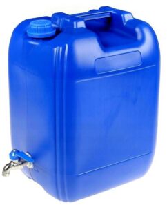Contenedor bidón, tanque de agua 20L con grifo, tanque de combustible, líquidos