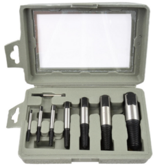 Extractores para tornillos rotos, 8 piezas. conjunto grande