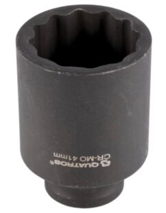 Vaso de impacto 41 mm Pasador de basculante de 12 ángulos Citroen Peugeot Llave de vaso CR-Mo de 1/2'