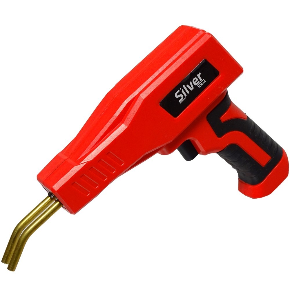 Máquina de soldar, soldador de plástico, soldador para plásticos + 400 piezas de grapas, grapadora LED. - Imagen 5