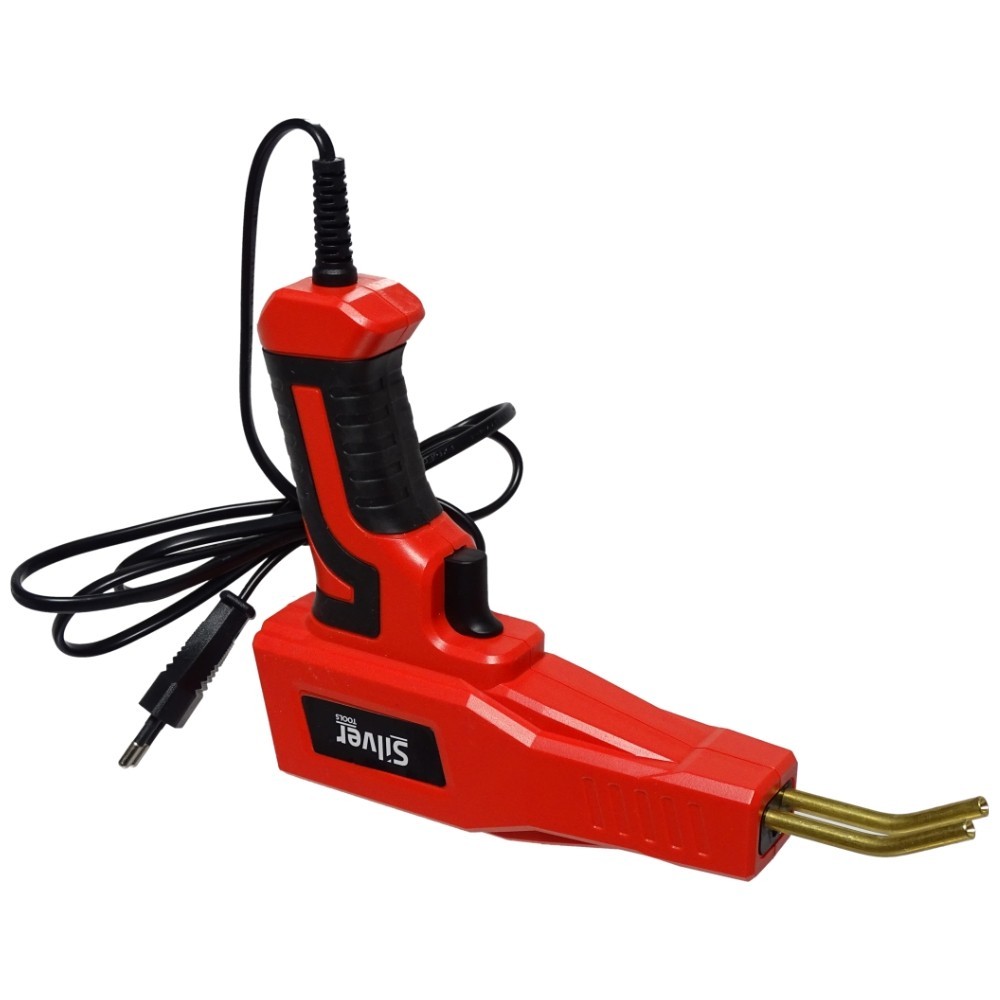 Máquina de soldar, soldador de plástico, soldador para plásticos + 400 piezas de grapas, grapadora LED. - Imagen 9