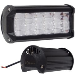 Lámpara de trabajo de panel halógeno 24 LED 4000 lm 12-80V 165mm Homologación