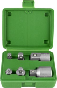 ADAPTADORES DE REDUCCIÓN 1/4, 1/2' 3/4' 3/8' juego de reducción 6 pzas. JBM