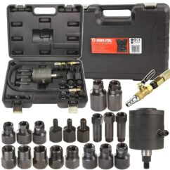 Extractor de inyectores neumático + adaptadores, BOSCH DELPHI DENSO SIEMENS