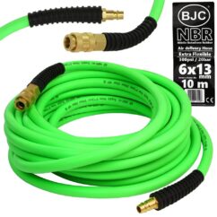 MANGUERA PRESION NBR 6x13mm 10m Conectores rápidos euro BJC