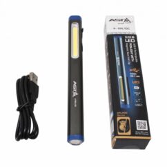 Lámpara tipo bolígrafo LED COB 300LM recargable con imán