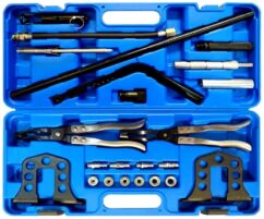 Kit de extracción de resortes de válvula, 23 piezas. OHV y OHC