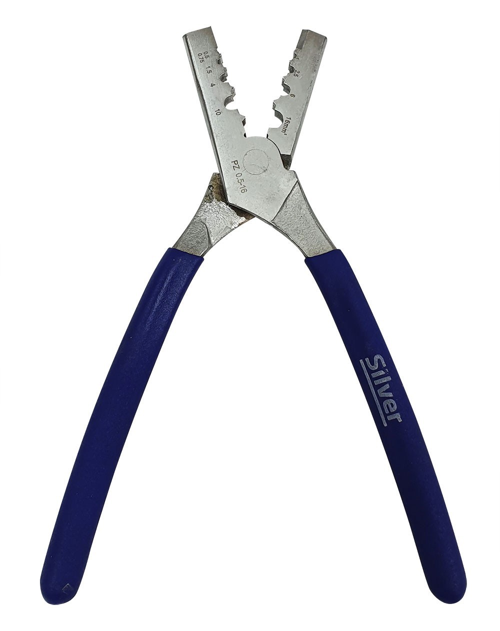 Herramienta para engarzar, alicates para cables, casquillos, 0,5-16 mm, 220 mm - Imagen 3