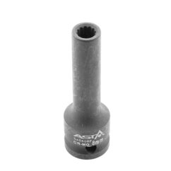 Vaso de impacto largo 9mm Llave de vaso de 12 caras 1/2' ASTA