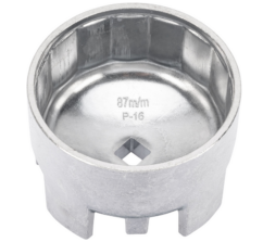 Llave de tubo para filtro de aceite BMW Volvo 87 mm 16 puntas, reforzada, Condor-Alemania