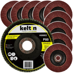DISCOS DE LÁMINAS P80x125mm 10uds. JUEGO DE LÁMINAS DE RECTIFICADO