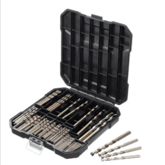 Juego de brocas para metal 230 uds. maleta de plastico