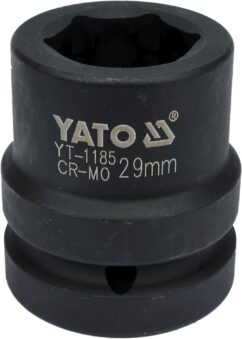 Vaso de impacto 1" 29mm corto 6 puntos CR-MO