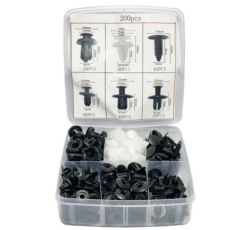 Gemelos para coche, clips para tapicería, gemelos, 200 elementos