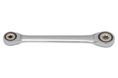 LLAVE DE ANILLO TORX E6 E8 CON CARRACA Jonnesway