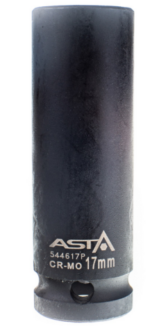 Vaso de impacto de 17 mm de largo 6-KT 1/2'' ASTA