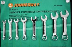 LLAVES COMBINADAS CORTAS 8 uds. 8-19 mm JONNESWAY