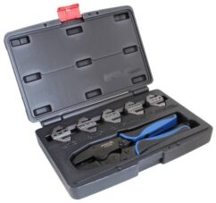 ALICATES PARA ENGARZAR CONECTORES, JUEGO ASTA