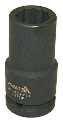 VASO DE IMPACTO LARGO 27mm 3/4' 90mm Macizo ASTA