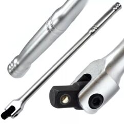Soporte pomo curvo para vasos 3/8" 250mm Asta