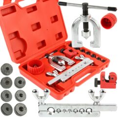 KIT DE PRENSA PARA CORTE DE MANGUERAS DE FRENO 11 ELEMENTOS.
