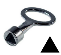 Llave para cuadros de gas y electricidad 9mm metal