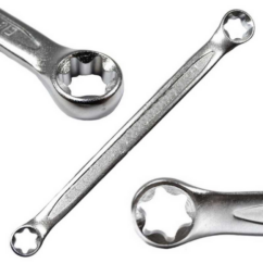 LLAVE DE ANILLO TORX E16 x E22 Asta