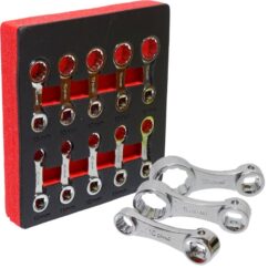 Llaves de estrella cortas puntas de llave dinamométrica de 10-19 mm 10 uds.