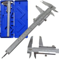 PINZA METÁLICA NONIUS ANALÓGICA 150mm 0.02MM SATRA