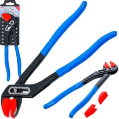 Alicates para tubos con llave ajustable y mordazas blandas de 240 mm para accesorios BGS-Alemania
