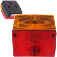 Conjunto piloto trasero remolque cuadrado 2 segmentos L/R sin cable