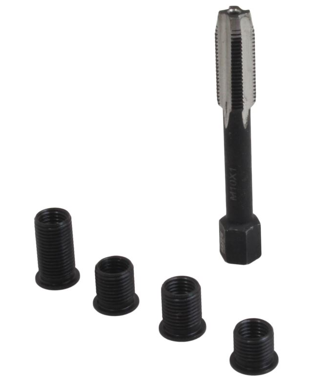 Set para reparar la regeneración de roscas de bujías M8X1.0. Grifo + casquillos - Imagen 4