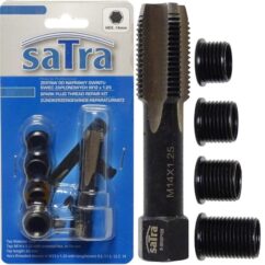 Set para reparar la regeneración de roscas de bujías M8X1.0. Grifo + casquillos