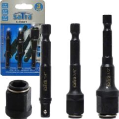 JUEGO DE ADAPTADORES PARA PUNTAS Y VASOS 1/4" 3/8" 1/2"