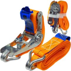 Correa de transporte universal 1T 3m/25mm, Asa metálica, Certificado
