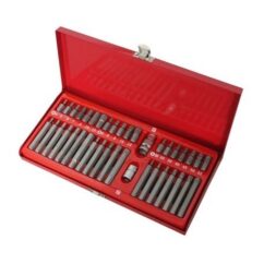 Juego de puntas 40uds llave allen torx estriada adaptadores 10mm 1/2'