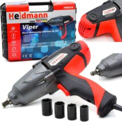 Llave de impacto eléctrica Viper 800Nm 1/2' + vasos 17,19,21,22mm
