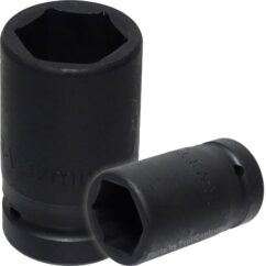 Llave de vaso para engranajes planetarios 36mm 1' Largo CR-V negro