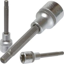 Llave allen de 6 puntos IMBUS H6x100mm con vaso Jonnesway de 1/2'