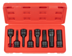 IMBUS LLAVES DE IMPACTO ALLEN 1/2'' H5-H19 CR-MO 8 UDS